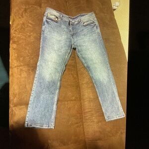 (Abstract ONE) blue jean pants. 40W/30L size. Blue jean color.